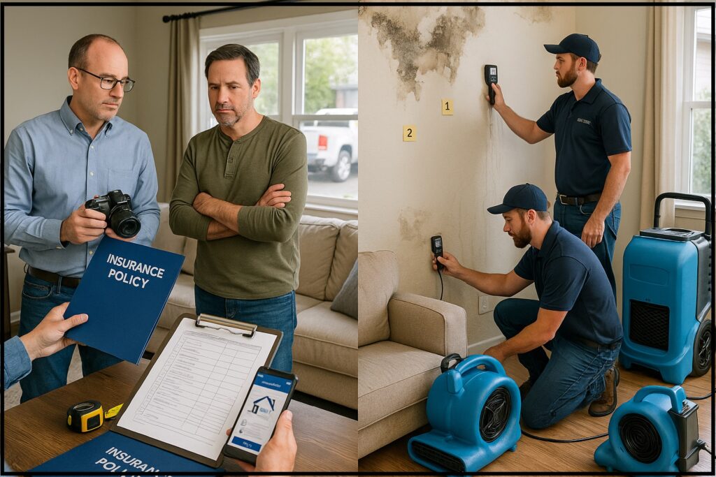 water damage restoration company